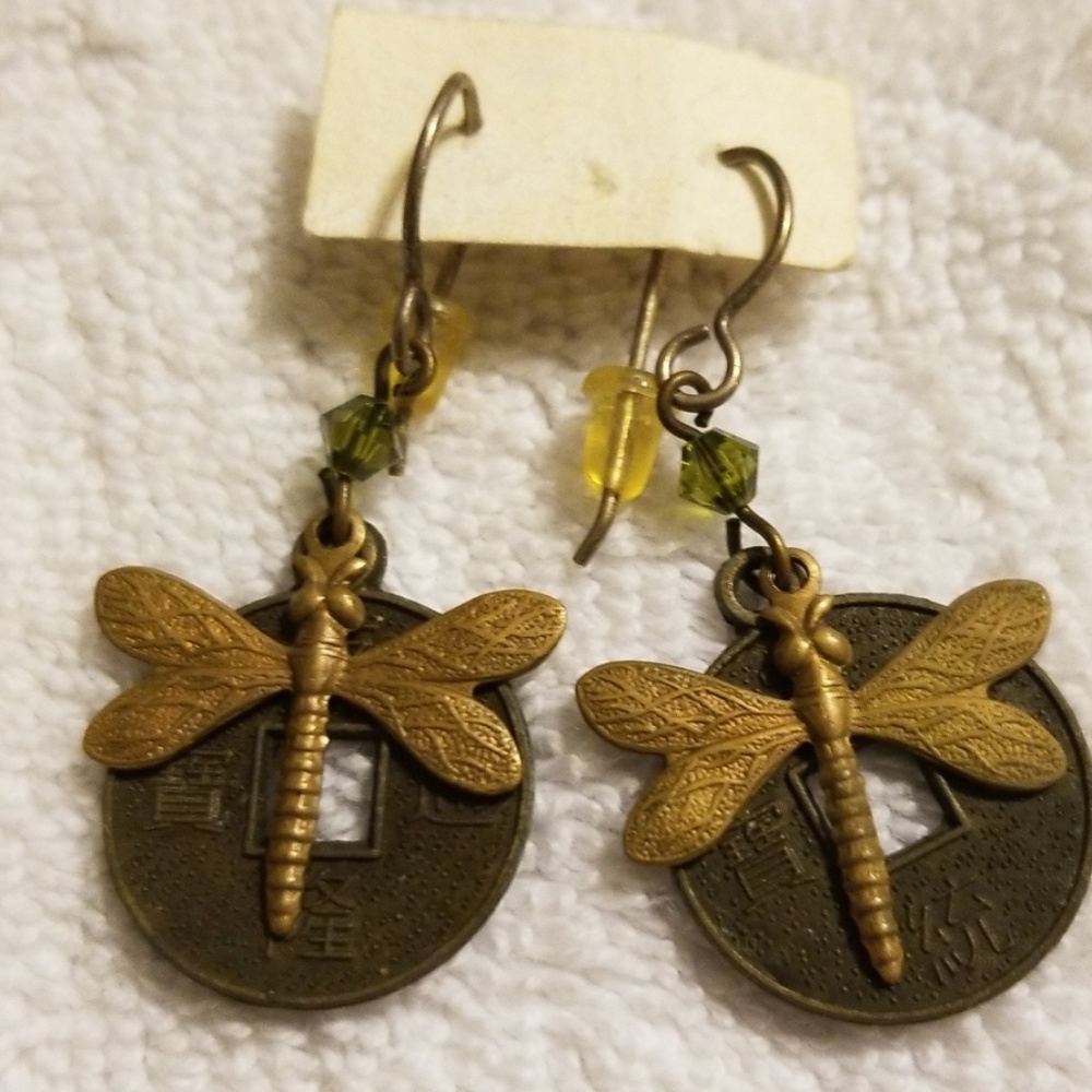 Dragonfly earrings